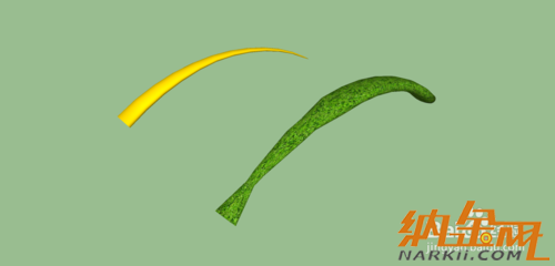 如何用sketchup畫牛角(香蕉)