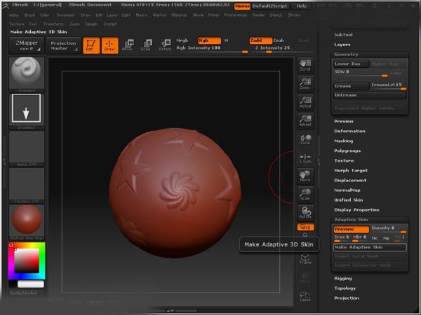 zbrush拓補(bǔ)功能介紹  納金網(wǎng)