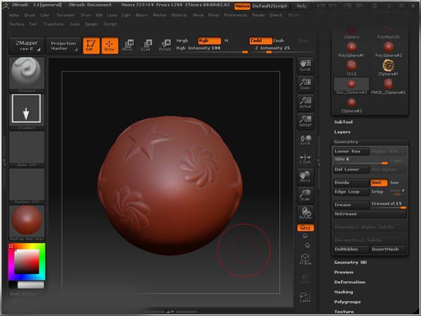 zbrush拓補(bǔ)功能介紹  納金網(wǎng)